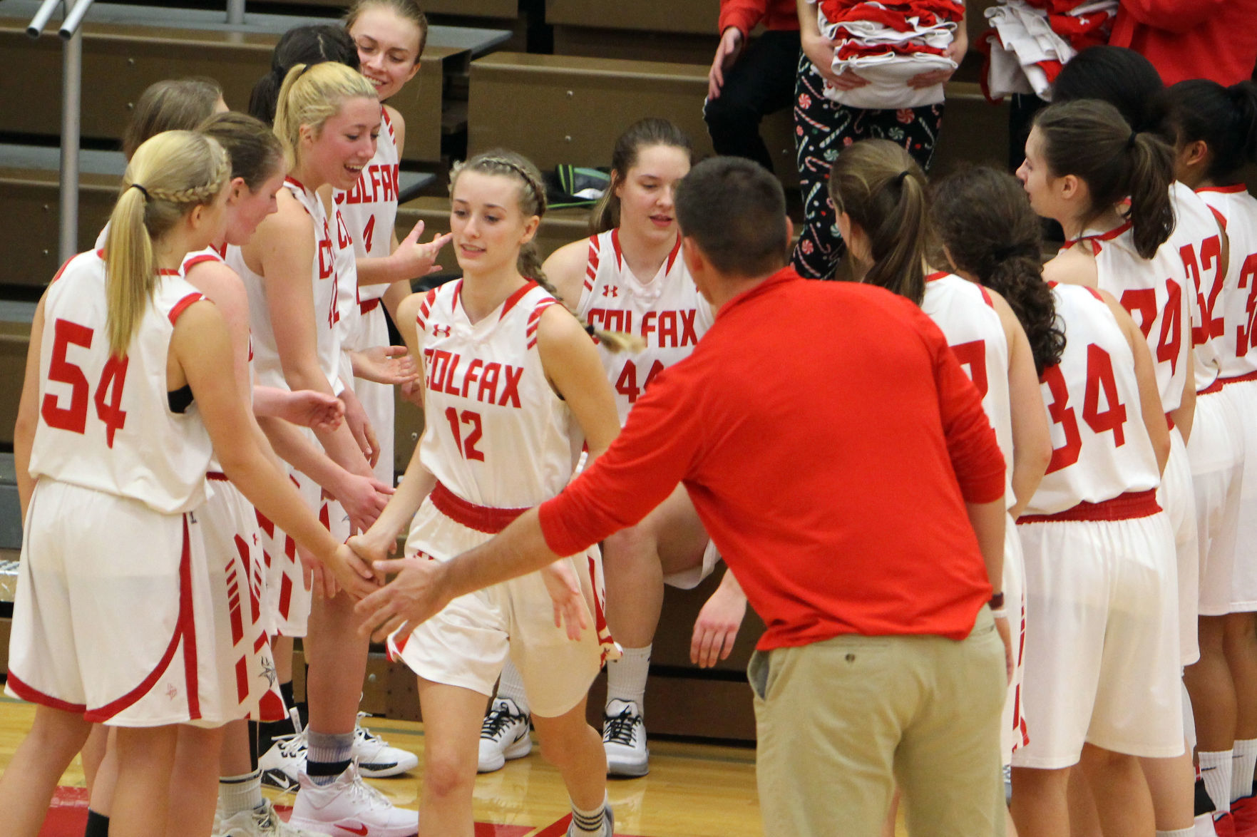 Elk Mound at Colfax girls basketball 12-5-19